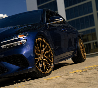 Фото дисков Vossen HF-4T на Genesis G70