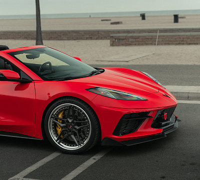 Фото дисков Vossen EVO-1 (3-Piece) на Chevrolet Corvette C8