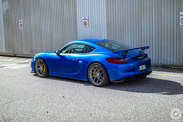 Фото дисков HRE R101 Lightweight Глянцевый тонированный лак на Porsche Cayman II
