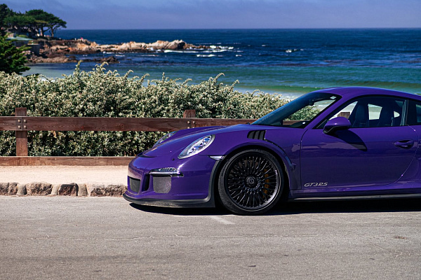 Фото дисков Brixton Forged TR20 Черный сатин на Porsche 911 VII