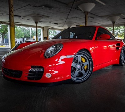 Фото дисков HRE 527 на Porsche 911 VI