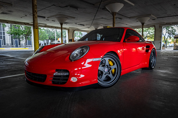 Фото дисков HRE 527 Сатиновый графит на Porsche 911 VI