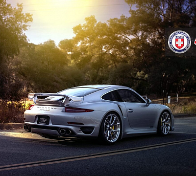 Фото дисков HRE P101 на Porsche 911 VII