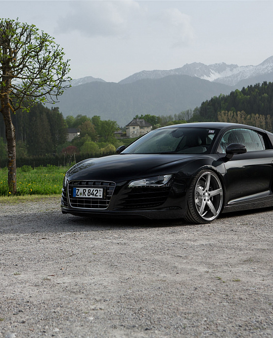 Фото дисков CV3 Полированный лак на Audi R8 (Typ 42)