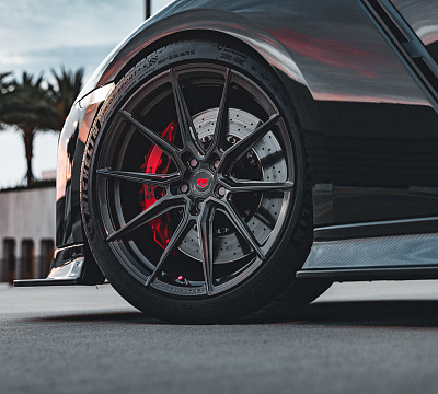 Фото дисков Vossen EVO-2R на Nissan GT-R