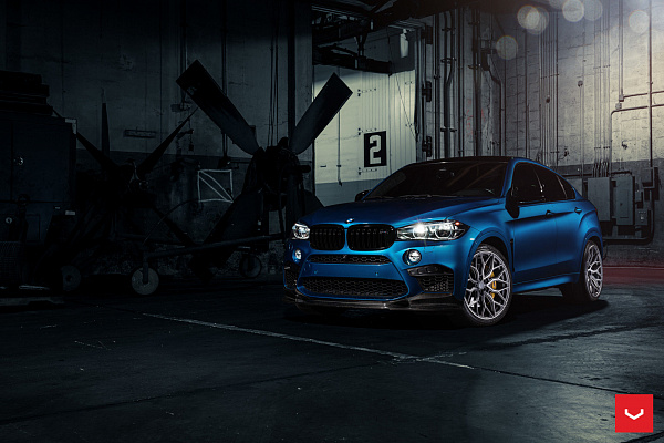 Фото дисков Vossen HF-2 Алмазная проточка на BMW X6/X6 M (F16/F86)
