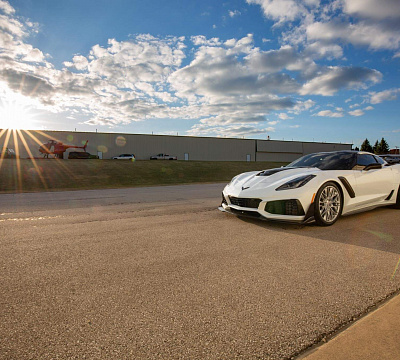 Фото дисков HRE P200 на Chevrolet Corvette C7