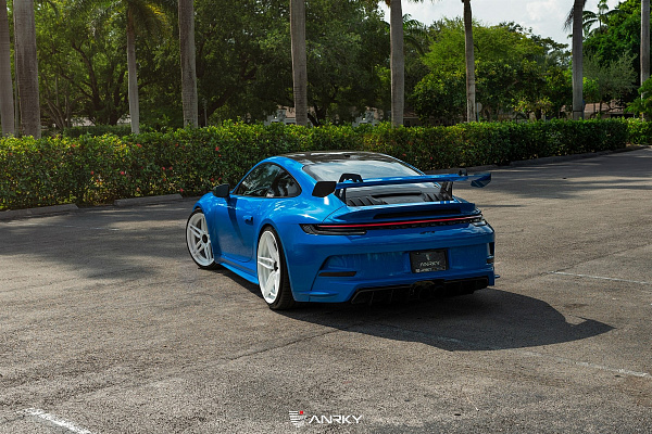 Фото дисков Anrky AN27 Белый глянец на Porsche 911 VIII