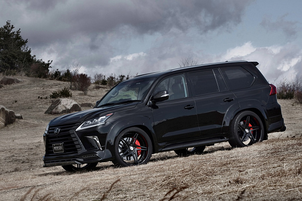 Фото дисков Savini SV71 Черный глянец на Lexus LX III