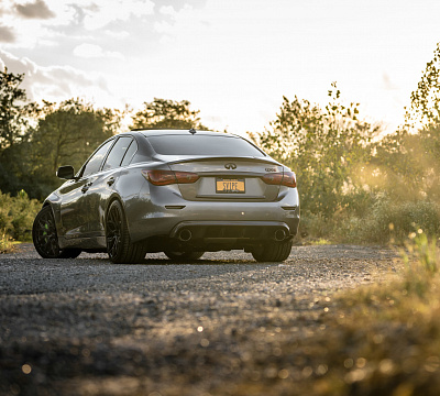 Фото дисков Vossen HF-2 на Infiniti Q50