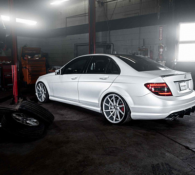 Фото дисков Vossen CVT на Mercedes-Benz C-Class (W204)