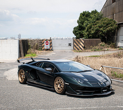 Фото дисков HRE 454 GTM на Lamborghini Aventador
