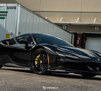 Фото дисков Anrky AN17 на Ferrari SF90