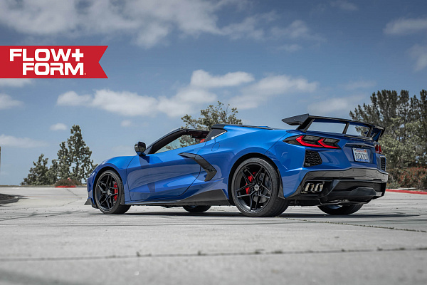 Фото дисков HRE FF11 Черный сатин на Chevrolet Corvette C8