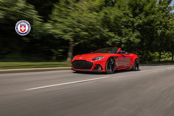 Фото дисков HRE P200 Черный сатин на Aston Martin DBS 3