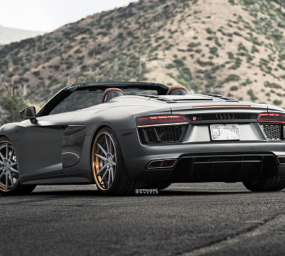 Фото дисков Strasse Wheels SV1 Deep Concave FS на Audi R8 (4S)