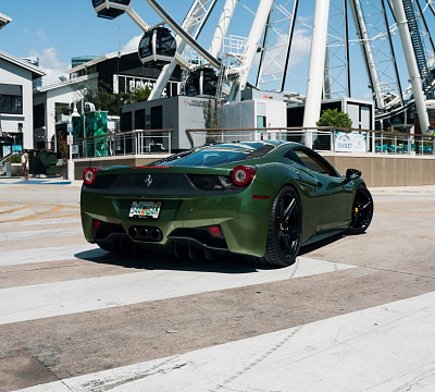 Фото дисков Anrky AN17 на Ferrari 458