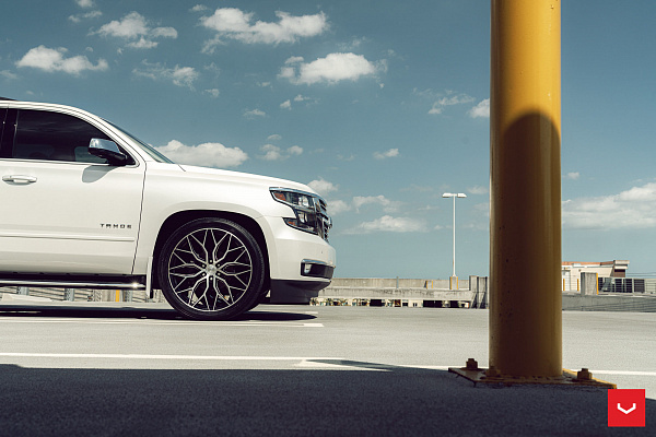 Фото дисков Vossen HF6-3 Алмазная проточка на Chevrolet Tahoe IV