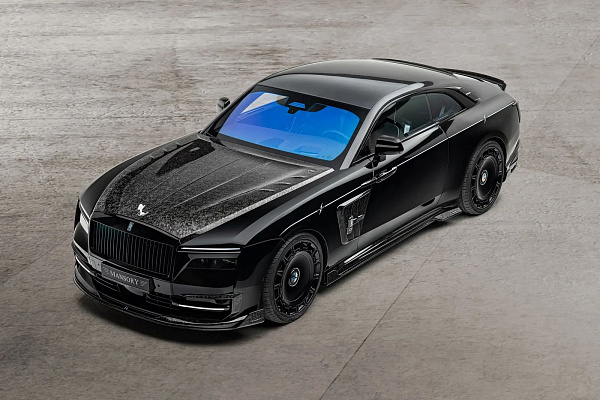 Фото дисков Mansory FD.15 Черный глянец на Rolls-Royce Spectre