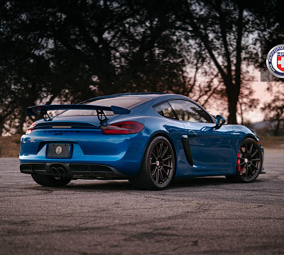 Фото дисков HRE RC103 на Porsche Cayman II