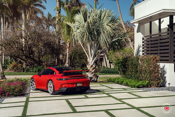 Фото дисков Vossen S21-07 Глянцевый лак на Porsche 911 VIII