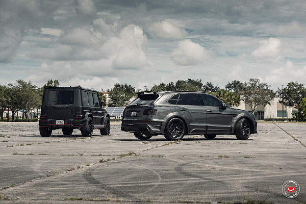 Фото дисков Vossen EVO-5 Черный сатин на Bentley Bentayga