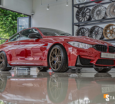Фото дисков Vossen HF-5 на BMW 4/M4 (F32/F82)