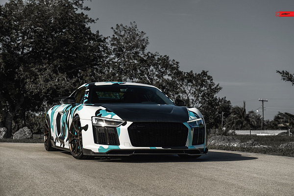 Фото дисков Anrky AN12 Глянцевая темная бронза на Audi R8 (4S)