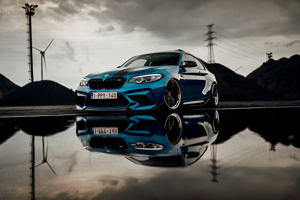 Фото дисков Brixton Forged PF5 Черный сатин на BMW 2/M2 (F22/F87)