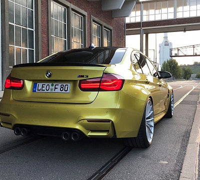 Фото дисков HRE P103 на BMW 3/M3 (F3x/F80)