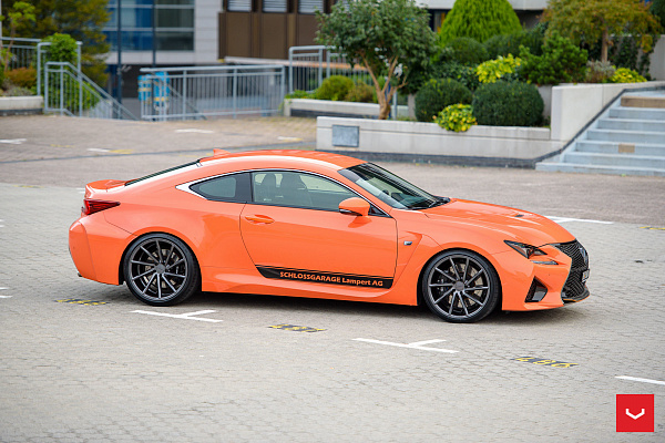Фото дисков Vossen CVT Глянцевый графит на Lexus RC