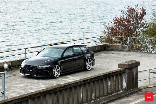 Фото дисков Vossen CV3 Серебро на Audi A/RS 6 (C7)