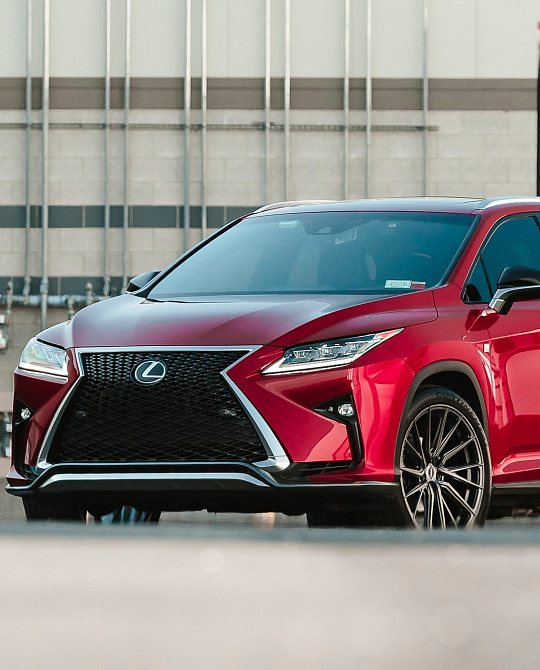 Фото дисков HF-4T Сатиновый графит на Lexus RX IV