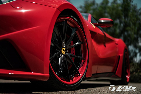 Фото дисков HRE S204H Черный сатин на Ferrari F12
