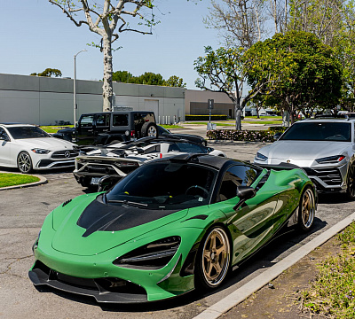 Фото дисков Brixton Forged TR05 на McLaren 720S