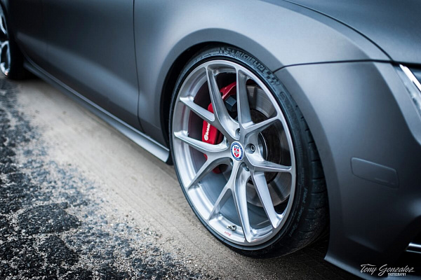 Фото дисков HRE P101 Глянцевый тонированный лак на Audi A/RS 7 (4G)