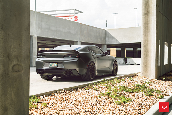 Фото дисков Vossen HF-3 Сатиновая бронза на Chevrolet Camaro VI