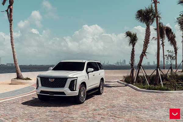 Фото дисков Vossen HF-8 Глянцевый лак на Cadillac Escalade V