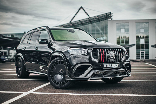 Фото дисков BRABUS Monoblock M (Platinum Edition) Черный глянец на Mercedes-Benz GLS (X167)