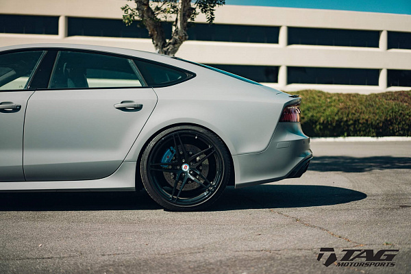 Фото дисков HRE P107 Черный глянец на Audi A/RS 7 (4G)
