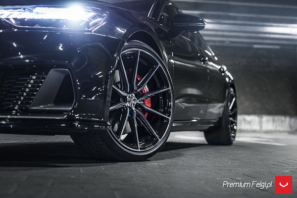 Фото дисков Vossen HF-3 Алмазная проточка на Audi A/RS 7 (4K)