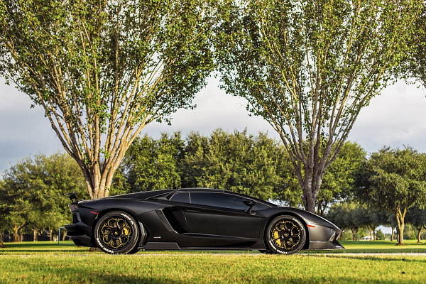 Фото дисков Savini SV69 Другой цвет на Lamborghini Aventador