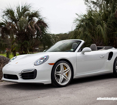 Фото дисков HRE P107 на Porsche 911 VII