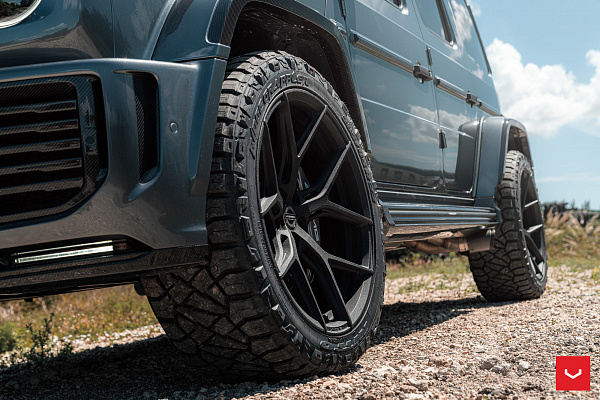 Фото дисков Vossen HF-5 Черный матовый на Mercedes-Benz G-Class III