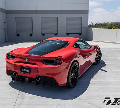 Фото дисков HRE P107 на Ferrari 488