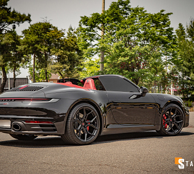 Фото дисков Vossen EVO-3 на Porsche 911 VIII