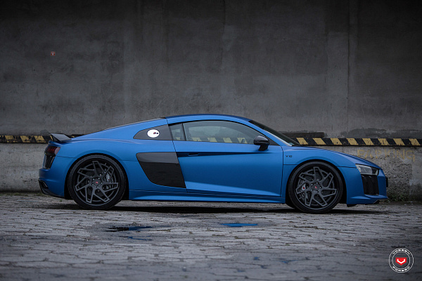 Фото дисков Vossen CG-209T (3-Piece) Сатиновый графит на Audi R8 (4S)