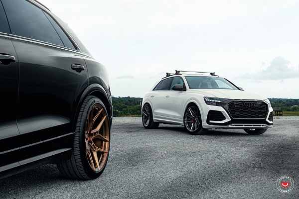 Фото дисков Vossen EVO-4 Глянцевая темная медь на Audi Q8