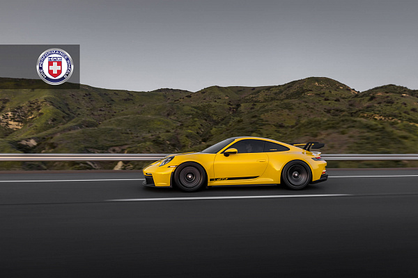 Фото дисков HRE 501 GTM Черный сатин на Porsche 911 VIII