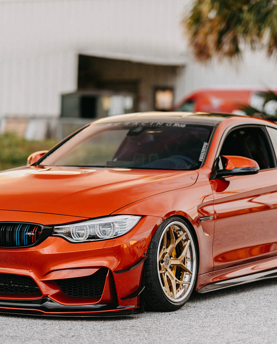 Фото дисков PF5 Глянцевая шампань на BMW 4/M4 (F32/F82)